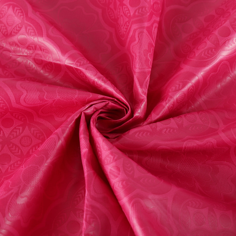 TMIE-08-2-2 110GSM Medii ponderis opus geris, Apparel Campi Fabricae nitidi coloris tinctum cum 3D vividi Flower Design caelatum Polyester Poplin Fabric