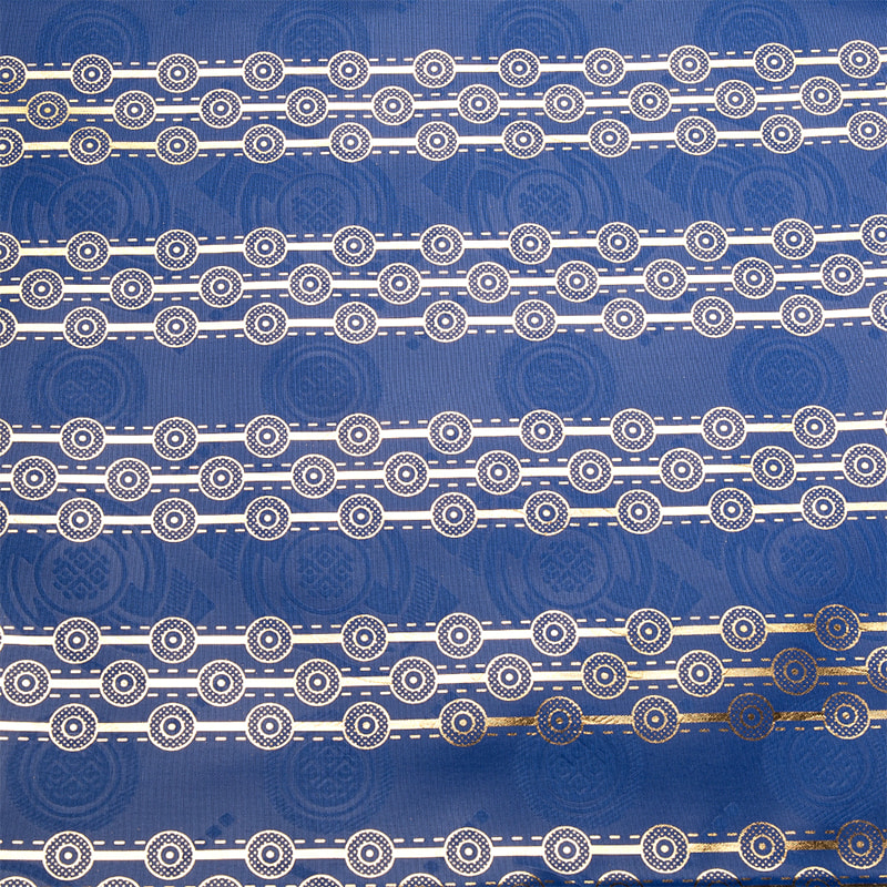 TMIE-06-5 Colores tincti Aurum Bazin Fabric caelatum