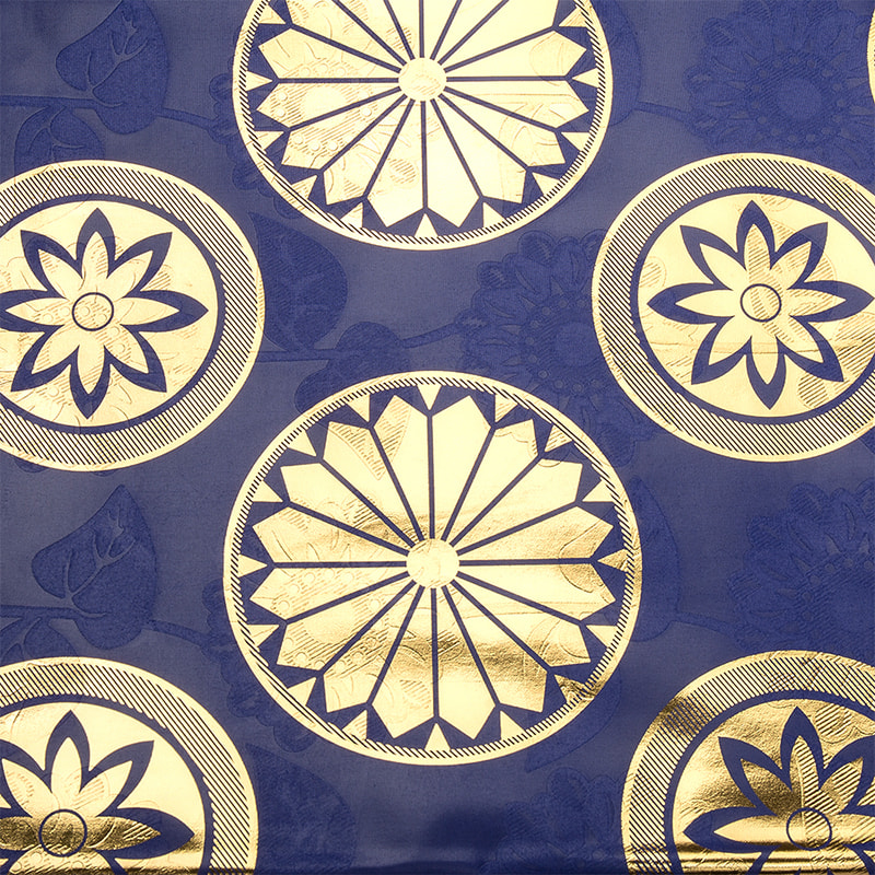 TMIE-06-5 Colores tincti Aurum Bazin Fabric caelatum