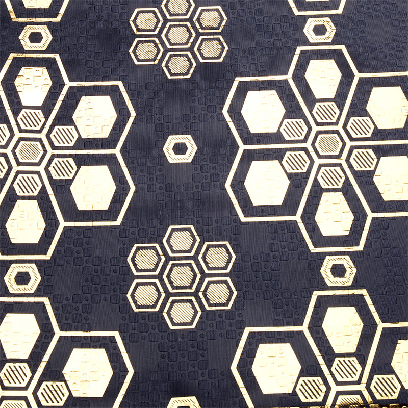 TMIE-06-5 Colores tincti Aurum Bazin Fabric caelatum