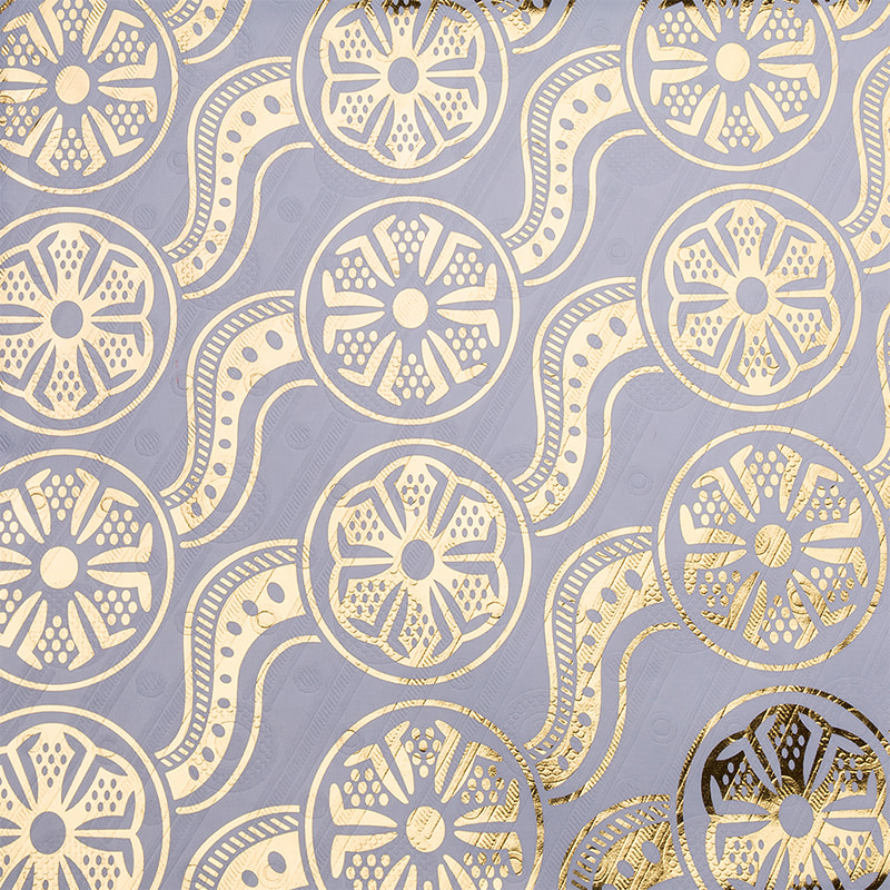 TMIE-06-5 Colores tincti Aurum Bazin Fabric caelatum