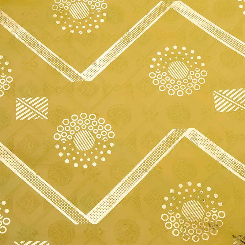 TMIE-06-5 Colores tincti Aurum Bazin Fabric caelatum