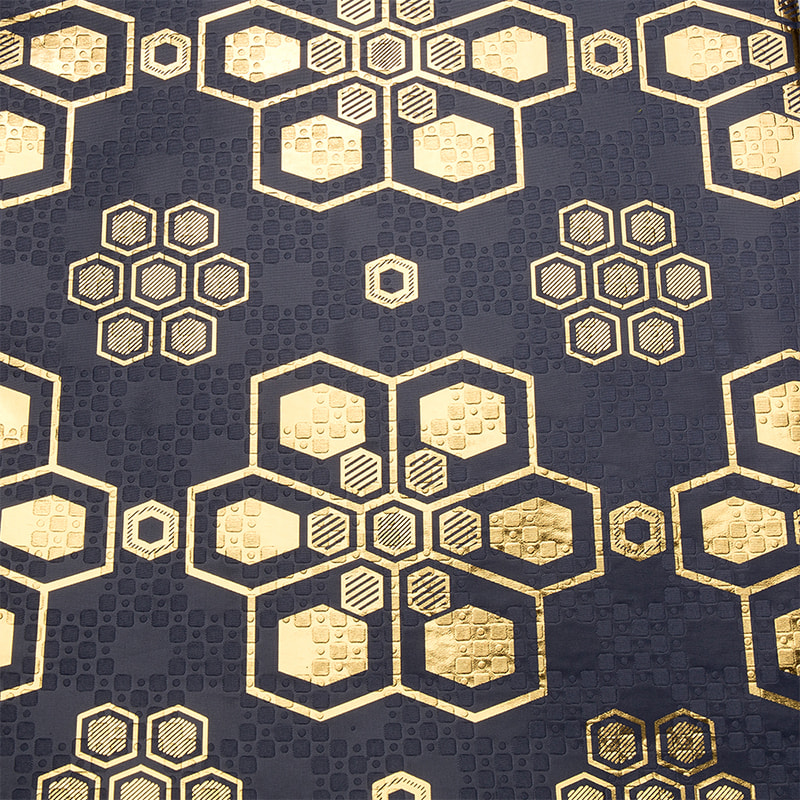 TMIE-06-5 Colores tincti Aurum Bazin Fabric caelatum