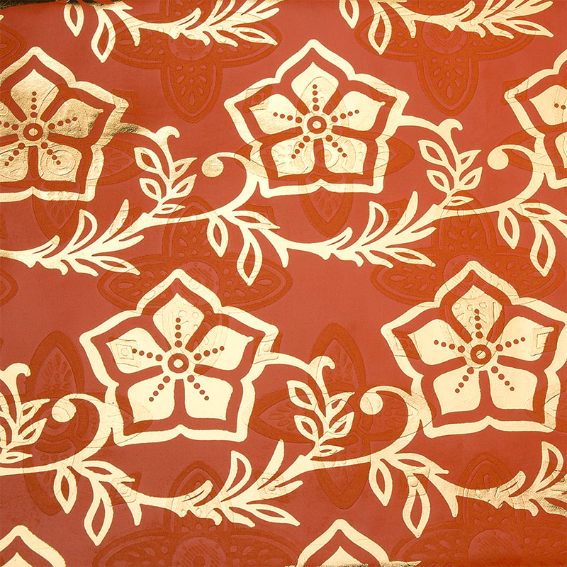 TMIE-06-5 Colores tincti Aurum Bazin Fabric caelatum