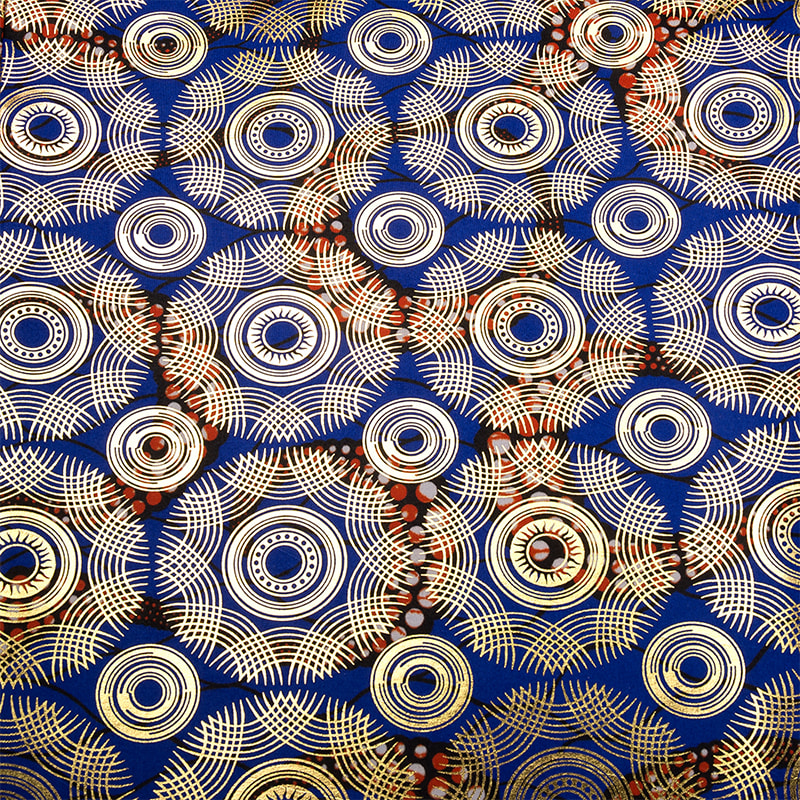 TMIE-06-6 Print Aurum Bazin Fabric