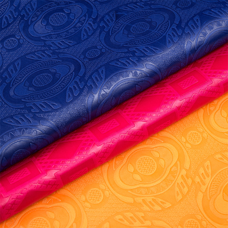 TMIE-06-4 colore tincto Bazin Fabric . caelatum