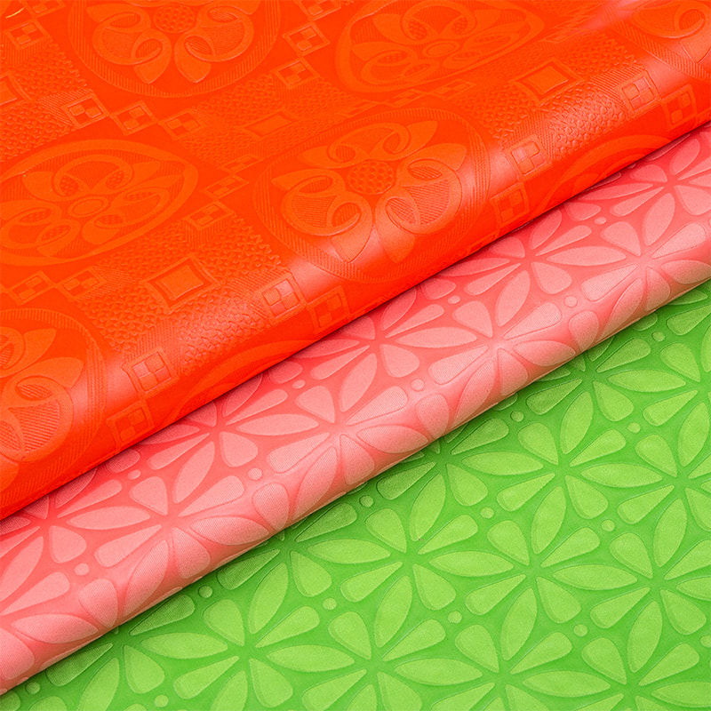 TMIE-06-4 colore tincto Bazin Fabric . caelatum