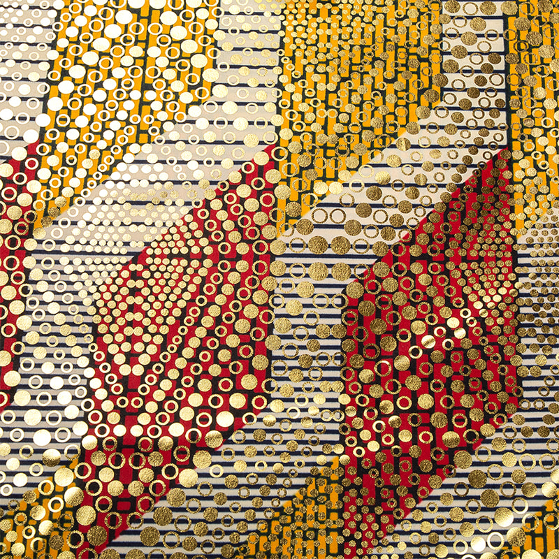 TMIE-06-6 Print Aurum Bazin Fabric