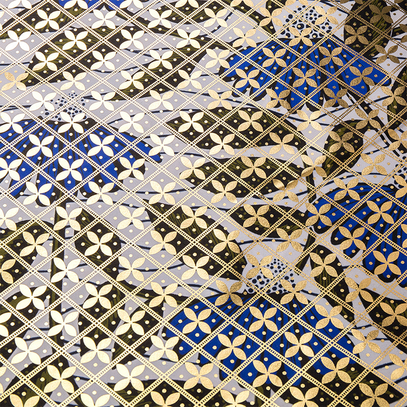 TMIE-06-6 Print Aurum Bazin Fabric