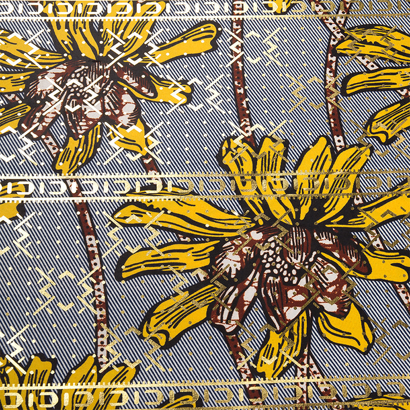 TMIE-06-6 Print Aurum Bazin Fabric