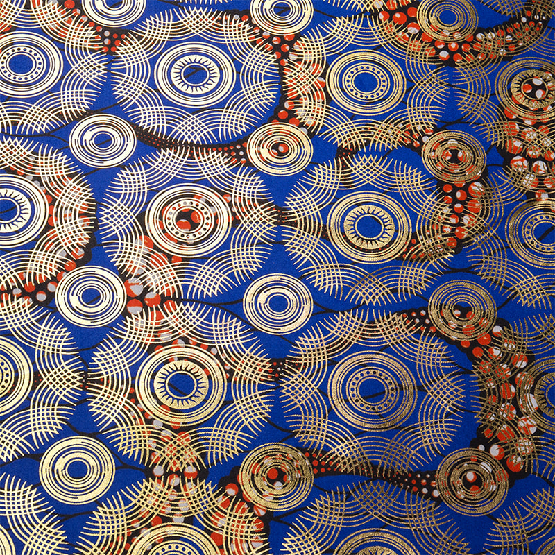 TMIE-06-6 Print Aurum Bazin Fabric
