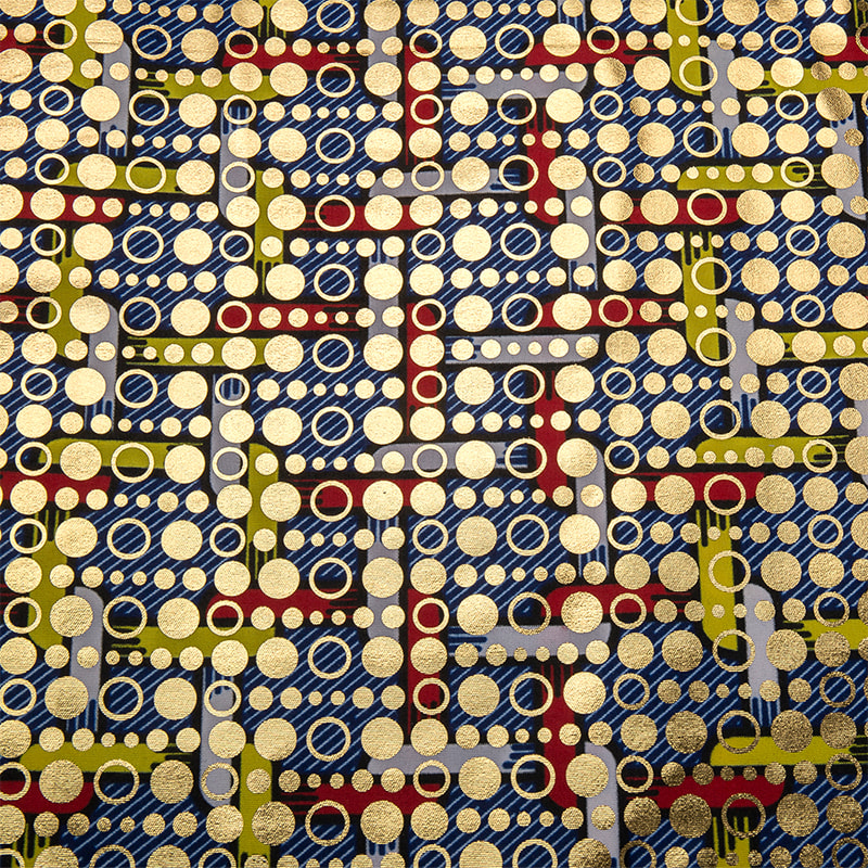 TMIE-06-6 Print Aurum Bazin Fabric
