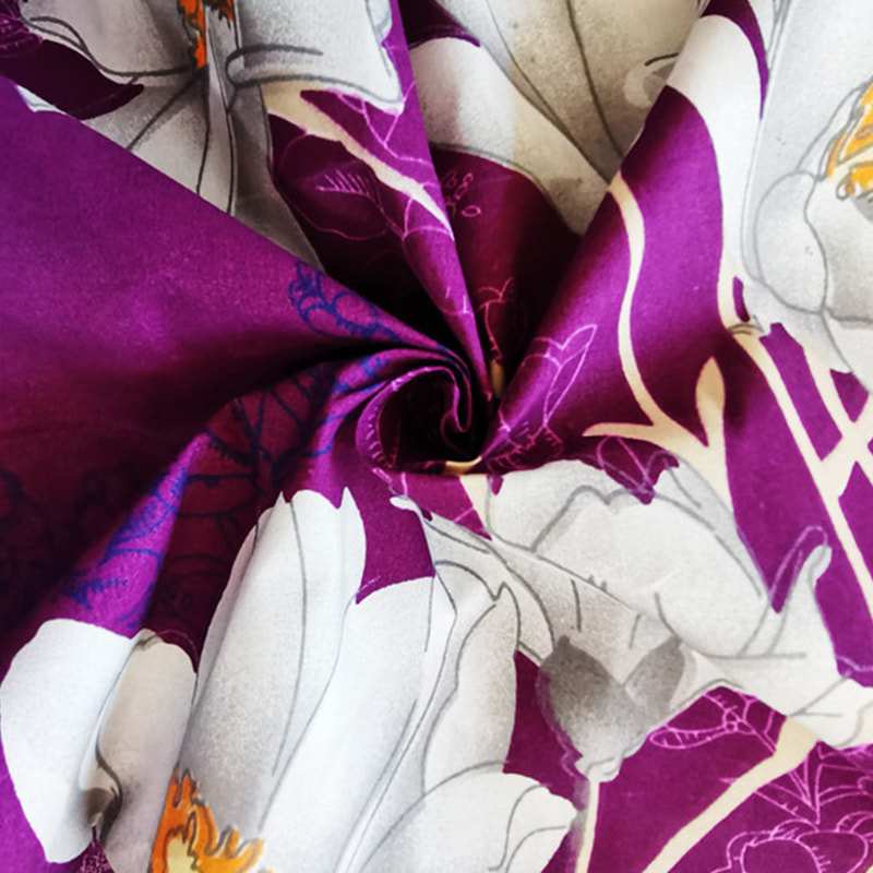 TMIE-10-4 70GSM Levis Pondus Pigmentum Print Design Polyester Plain texta Bedsheet Fabric