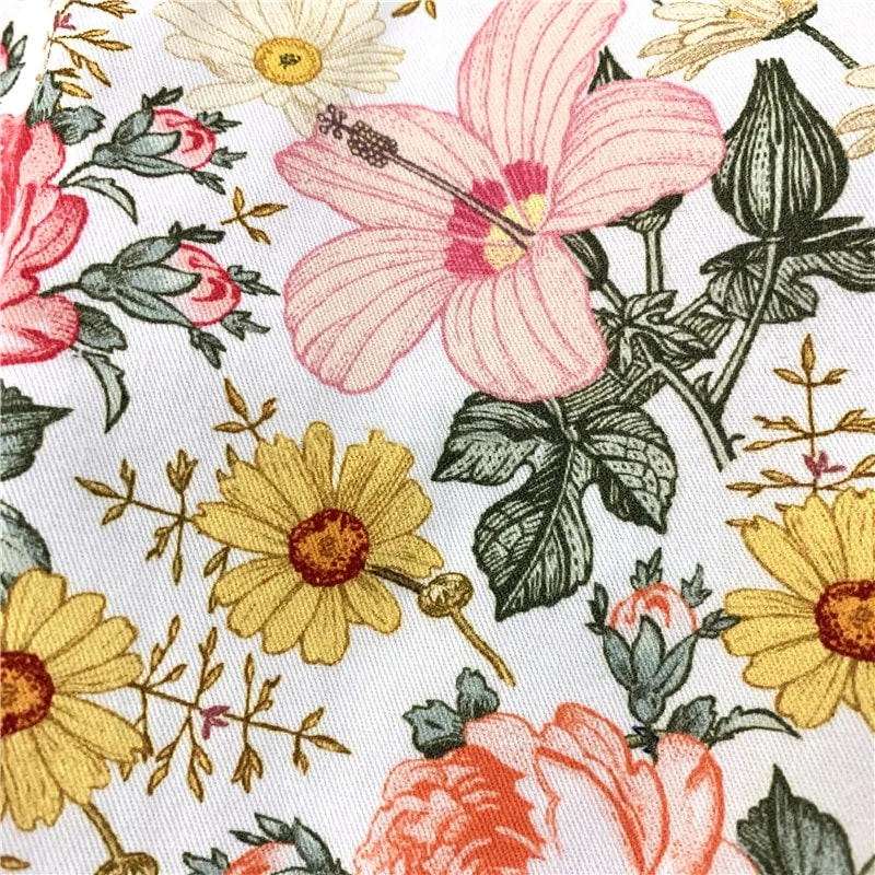 TMIE-08-3-3 120GSM customized Print Twill Polyester Poplin Fabric