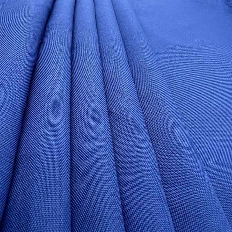 TMIE-03-1-4 Twill Blue Middle Pondus 150 GSM Minimatt Polyester Fabric